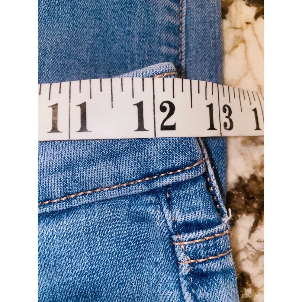 B3 Hollister high rise super skinny jeans 1 shirt distressed ripped